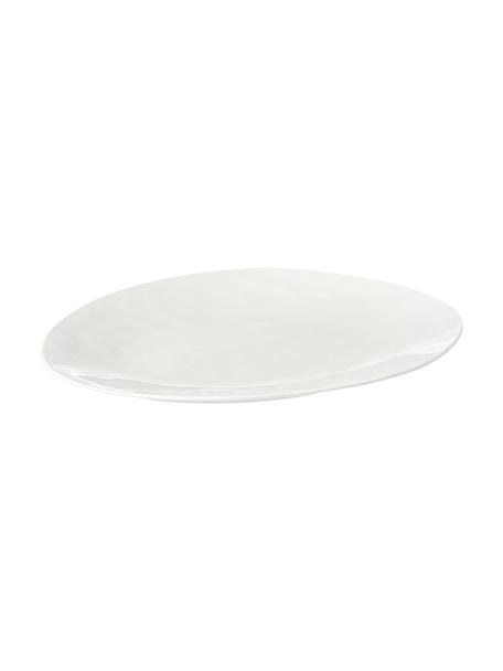 Servírovací tanier z porcelánu à la Maison, D 34 x Š 28 cm, Porcelán, Krémová, D 34 x Š 28 cm