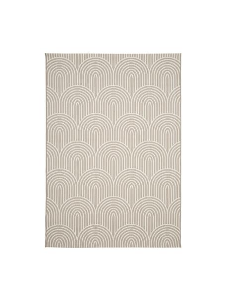 Interiérový a exteriérový koberec Arches, 86 % polypropylen, 14 % polyester, Béžová, Š 80 cm, D 150 cm (velikost XS)