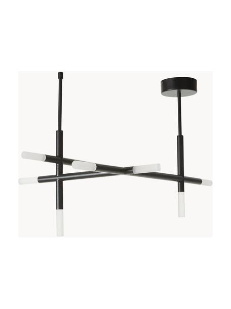 Velké stropní LED svítidlo Gratia, Černá, bílá, Š 76 cm, V 50 cm