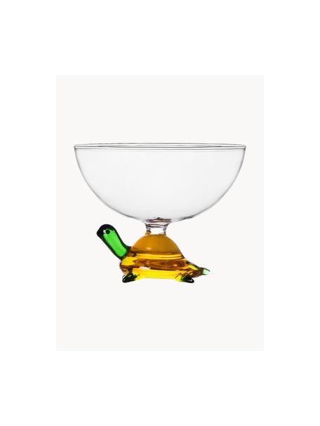 Ręcznie wykonany kieliszek do koktajli Animal Farm, Szkło borokrzemowe, Transparentny, jasny żółty, jasny zielony, Ø 11 x W 9 cm, 250 ml