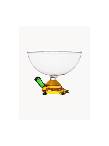 Copa de cóctel artesanal Animal Farm, Vidrio de borosilicato, Transparente, amarillo claro, verde claro, Ancho 160 cm, Largo 50 cm