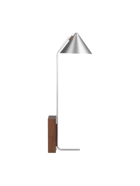 Stojací lampa Cone, Stříbrná, Ø 52 cm, V 160 cm