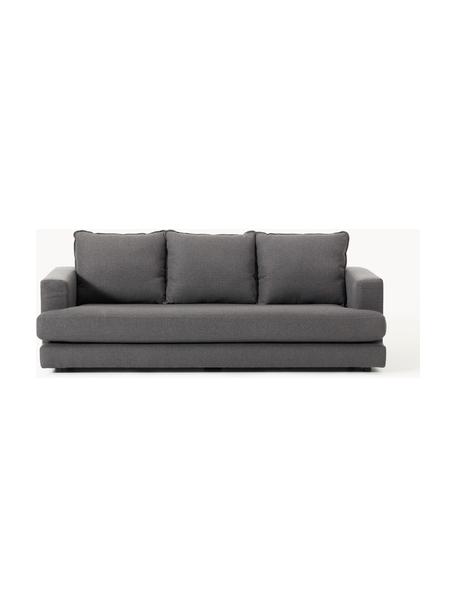 Sofa Tribeca (3-Sitzer), Bezug: 100 % Polyester Der hochw, Gestell: Massives Kiefernholz, Füße: Massives Buchenholz, lack, Webstoff Anthrazit, B 228 x T 104 cm