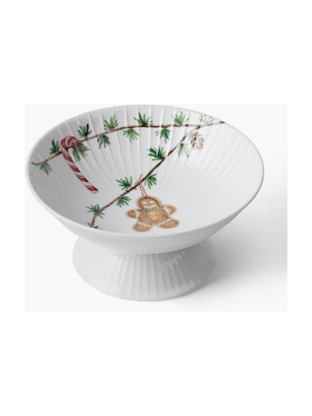 Ručne vyrobená porcelánová miska Hammershøi, Porcelán, Biela, viacfarebná, Ø 16 x V 8 cm