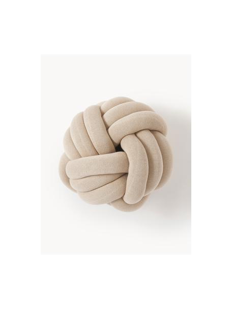 Cojín nudo Twist, Beige claro, An 30 x L 30 cm