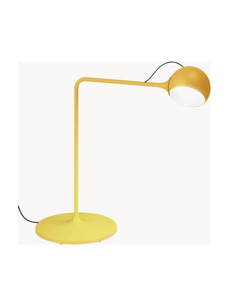 Stmievateľná nastaviteľná stolová LED lampa Ixa, Slnečná žltá, Š 40 x V 42 cm