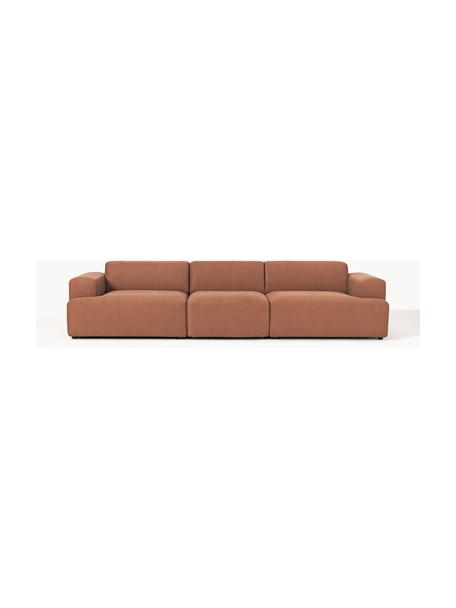 Sofá Melva (4 plazas), Tapizado: 100% poliéster Alta resis, Estructura: madera de pino y abeto ma, Patas: plástico., Tejido turrón, An 319 x F 101 cm