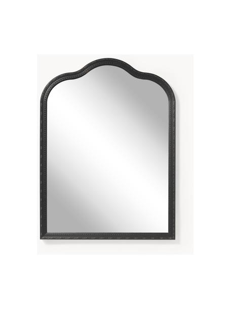 Espejo de pared barroco Muriel, Parte trasera: tablero de fibras de dens, Espejo: cristal, Negro, An 90 x Al 120 cm