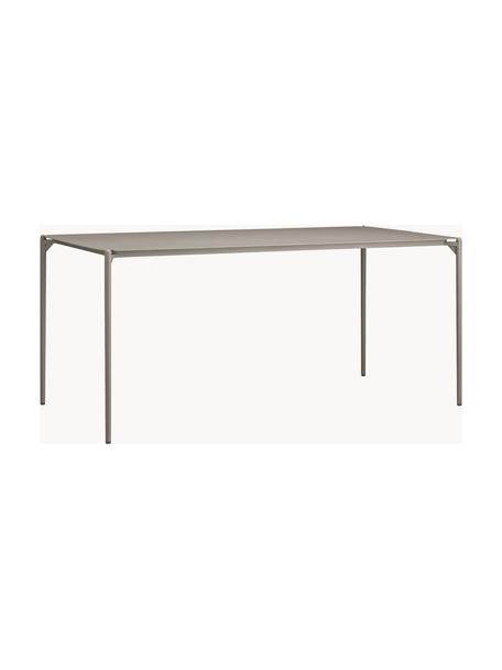 Zahradní kovový stůl Novo, Potažená ocel, Béžová, Š 160 cm, H 80 cm