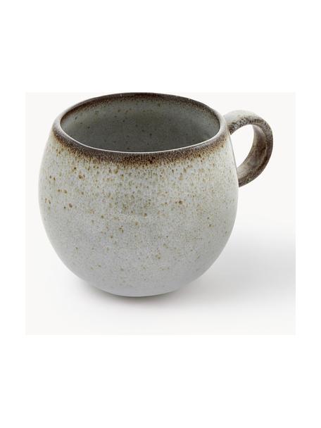 Handgemachte Tasse Sandrine, Steingut, Greige, gesprenkelt, Ø 10 x H 10 cm, 400 ml