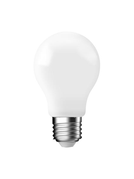 Lampadina E27, bianco caldo, 1 pz, Paralume: vetro, Base lampadina: alluminio, Bianco, Ø 6 x Alt. 10 cm, 1 pz