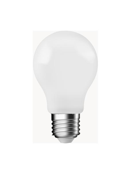 E27 Leuchtmittel, warmweiß, 1 Stück, Leuchtmittelschirm: Glas, Leuchtmittelfassung: Aluminium, Weiß, Ø 6 x H 10 cm
