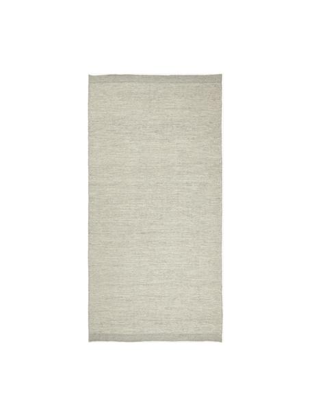 Ručne tkaný vlnený koberec Asko, Sivá, Š 70 x D 140 cm (veľkosť XS)