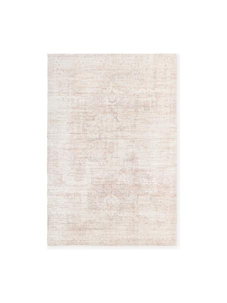 Laagpolig vloerkleed Alisha, 63% jute, 37% polyester, Beige, gebroken wit, B 200 x L 300 cm (maat L)