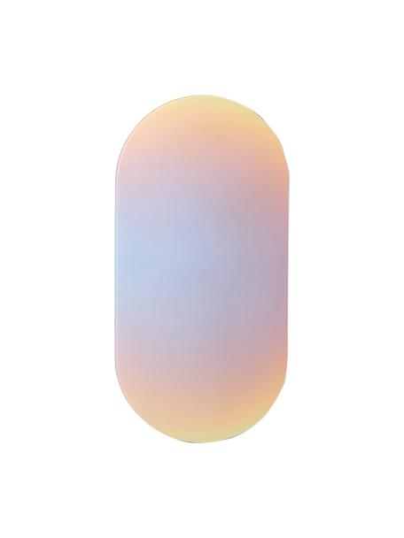 Okrągłe lustro ścienne Ruby, Opalizujący, S 80 x W 40 cm