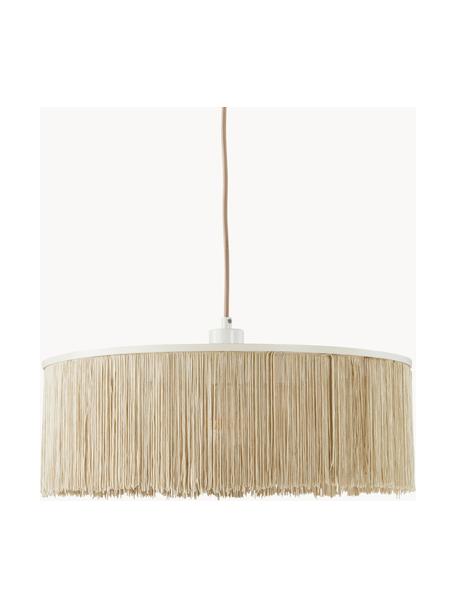 Závesná lampa so strapcami Regency, Svetlobéžová, Ø 45 x V 16 cm