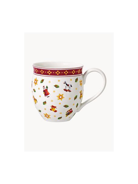 Porcelánové hrnky Toy's Delight, 2 ks, Prémiový porcelán, Červená, bílá, více barev, Ø 9 cm, V 12 cm, 340 ml