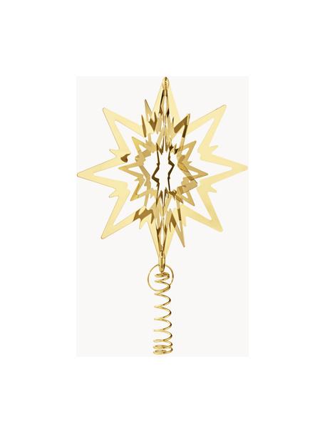 Puntale per albero di Natale con oro 18 carati CC, Acciaio inossidabile rivestito in oro 18 carati, Oro, Ø 18 x Alt. 19 cm