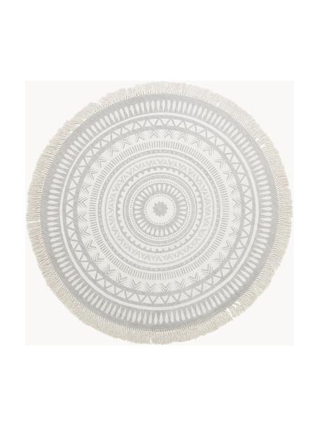 Tapis rond gris blanc Benji, 100 % coton

Le matériau est certifié STANDARD 100 OEKO-TEX®, 21.HIN.90042, HOHENSTEIN HTTI, Gris clair, beige, Ø 150 cm (taille M)