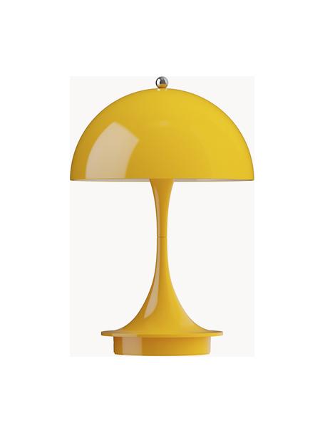 Prenosná stmievateľná stolová LED lampa Panthella, V 24 cm, Plast, Plast slnečná žltá, Ø 16 x V 24 cm