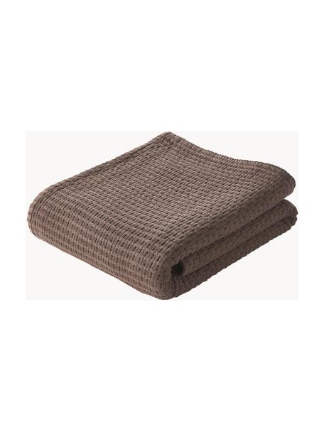 Deka s vaflovou štruktúrou Adair, 100 %  bavlna, Sivobéžová, Š 180 x D 250 cm
