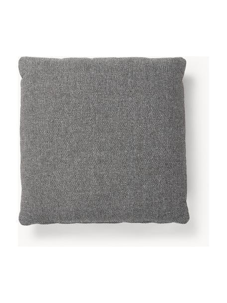 Cuscino per divano Melva, Rivestimento: 100% poliestere, Tessuto grigio scuro, Larg. 50 x Lung. 50 cm