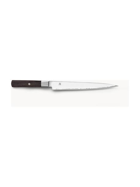 Coltello Sujihiki Miyabi, Maniglia: legno Pakka, Argentato, nero, Lunghezza 38 cm