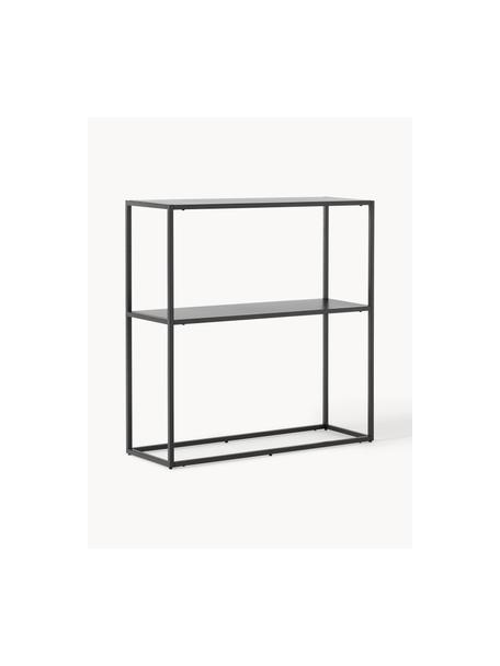 Regał z metalu Neptun, Metal malowany proszkowo, Czarny, S 80 x W 80 cm
