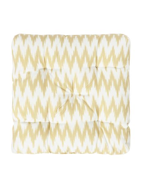Outdoor stoelkussen Maillot met Ikat patroon, 100% acryl

Het materiaal dat in dit product is gebruikt, is getest op schadelijke stoffen en gecertificeerd volgens STANDARD 100 door OEKO-TEX®, 2016OK0494, Geel, B 40 x L 40 cm