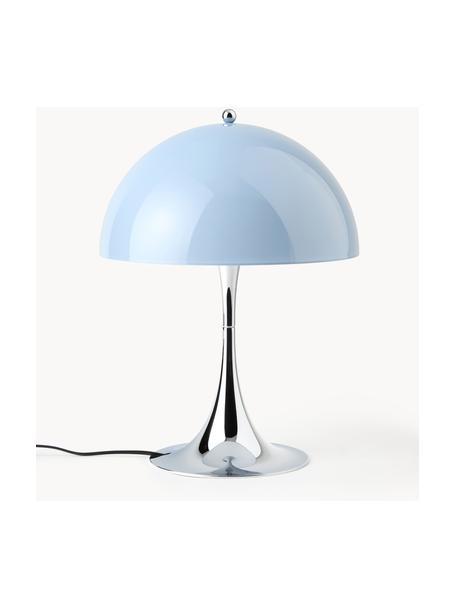 Lampada da tavolo Panthella, alt. 44 cm, Paralume: vetro acrilico, Struttura: alluminio rivestito, Vetro acrilico azzurro, argentato, Ø 32 x Alt. 44 cm