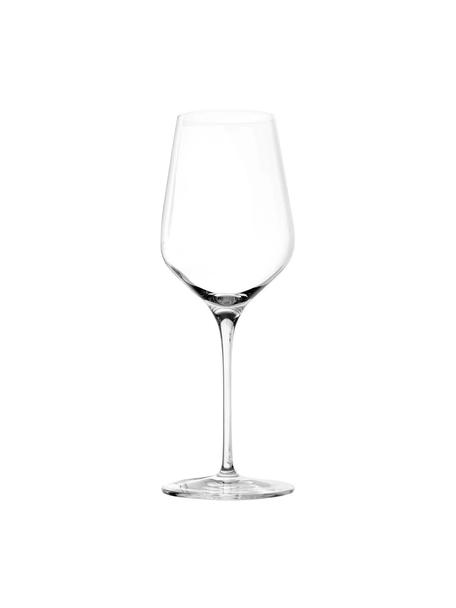 Kristallen witte wijnglazen Starlight, 6 stuks, Kristalglas, Transparant, Ø 9 x H 23 cm, 410 ml