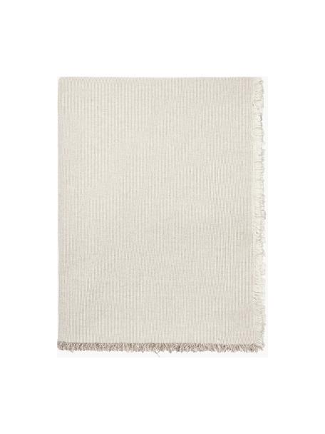 Nappe en coton Elouise, tailles variées, 100% coton, Beige clair, nougat, 6-8 personnes (larg. 160 x long. 200 cm)