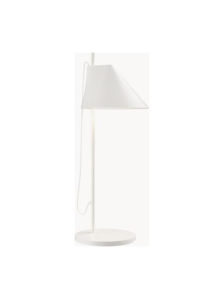 Lampada da tavolo grande a LED con luce regolabile e timer Yuh, Struttura: ottone laccato, Bianco, Ø 20 x Alt. 61 cm