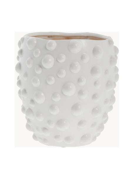 Portavaso Doelle, alt. 20 cm, Ceramica, Bianco, Ø 20 x Alt. 20 cm