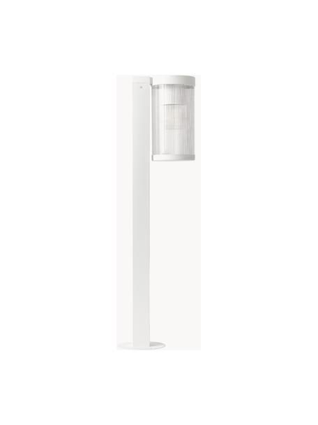 Stmívatelná exteriérová stojací lampa Coupar, Bílá, Ø 14 cm, V 80 cm
