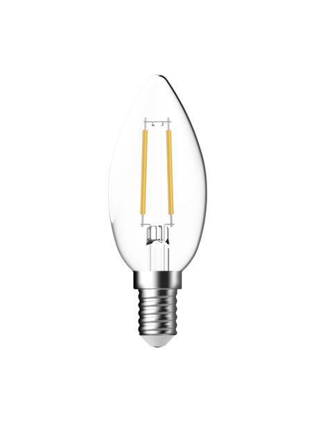 Lampadna E14, 250lm, bianco caldo, 1 pz, Lampadina: vetro, Base lampadina: alluminio, Trasparente, Ø 4 x Alt. 10 cm