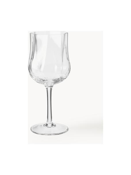 Mundgeblasene Weissweingläser Limfjord, 4 Stück, Glas, mundgeblasen, Transparent, Ø 8 x H 19 cm, 300 ml