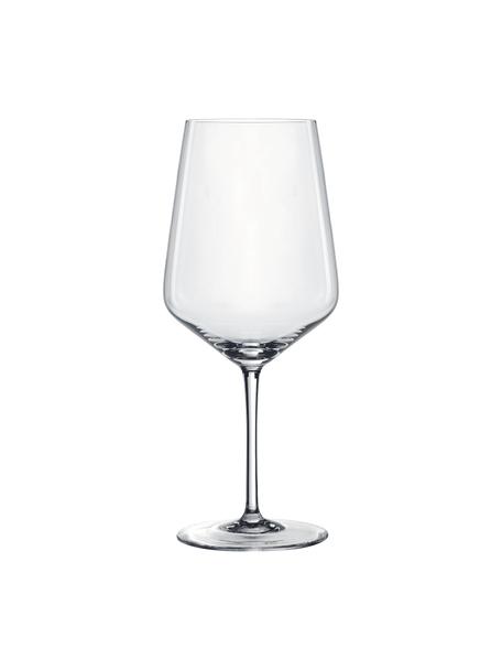 Kristall-Rotweingläser Style, 4 Stück, Kristallglas, Transparent, Ø 10 x H 23 cm, 630 ml