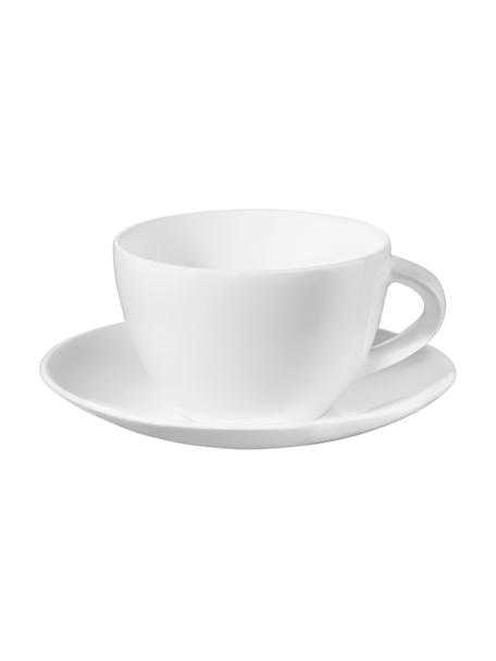 Tassen à table mit Untertassen aus Fine Bone China, 6 Stück, Fine Bone China (Porzellan)
Fine Bone China ist ein Weichporzellan, das sich besonders durch seinen strahlenden, durchscheinenden Glanz auszeichnet., Weiß, B 9 cm x H 6 cm, 200 ml