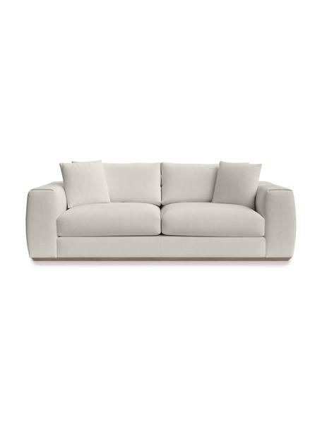 Bank Vienna (3-zits), Bekleding: 100% polyester Met 45.000, Geweven stof beige, B 234 x D 102 cm