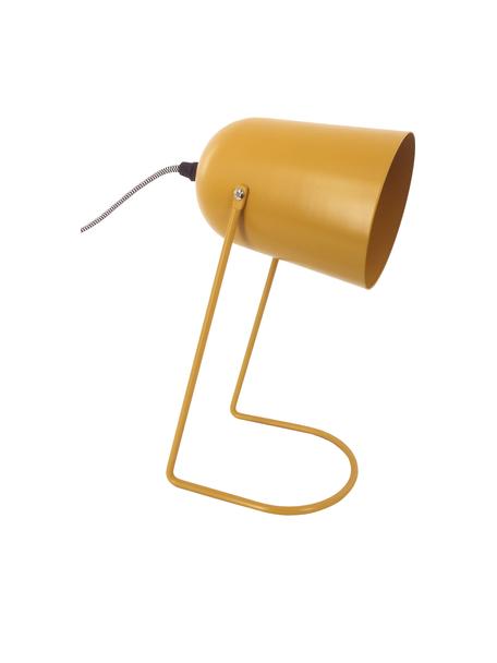 Malá stolní lampa v retro stylu Enchant, Okrová žlutá, Ø 18 cm, V 30 cm