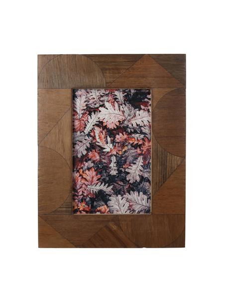 Fotorámeček ze dřeva Sor, Dřevo, Tmavé dřevo, 10 x 15 cm