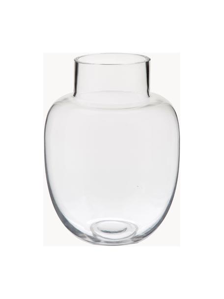 Ručně vyrobená klasická skleněná váza Lotta, Sklo, Transparentní, Ø 18 cm, V 25 cm