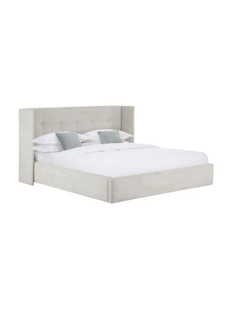 Lit matelassé Star, Tissu beige, larg. 160 x long. 200 cm