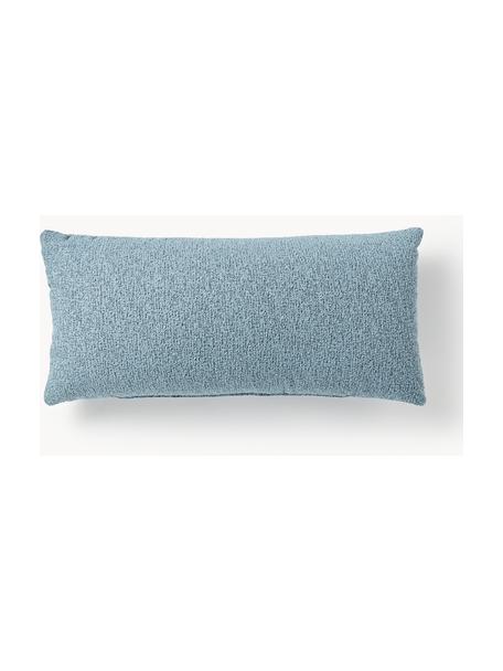 Bouclé bankkussen Sofia, Bouclé blauw, B 30 x L 70 cm