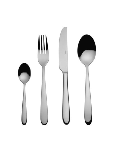 Besteck-Set Tulip, 6 Personen (24-tlg.), Chrom-Nickelstahl 18/10

Das Besteck ist aus Edelstahl gefertigt. Somit ist es langlebig, rostet nicht und ist resistent gegen Bakterien. Zudem ist es Spülmaschinenfest, farbecht, pflegeleicht, geschmacksneutral und säurebeständig., Silberfarben, hochglanzpoliert, Set in verschiedenen Größen