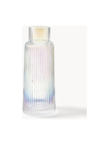 Waterkaraf Minna met iriserend oppervlak van Guglielmo Scilla, 1,1 L, Glas (kalk-soda), mondgeblazen, Transparant, iriserend, 1.1 L