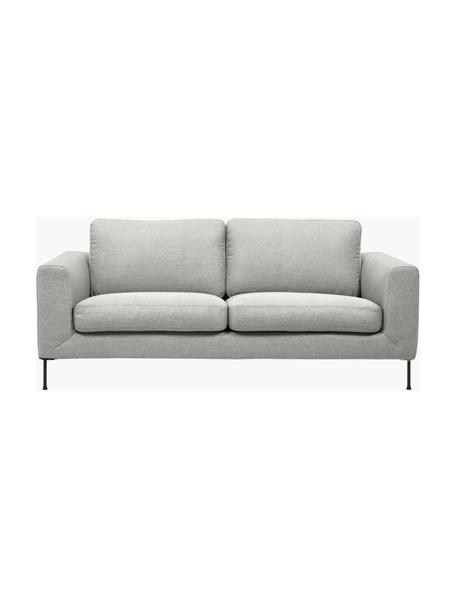Sofá Cucita (2 plazas), Tapizado: tejido (poliéster) Alta r, Estructura: madera de pino maciza., Patas: metal pintado., Tejido gris, An 187 x F 94 cm