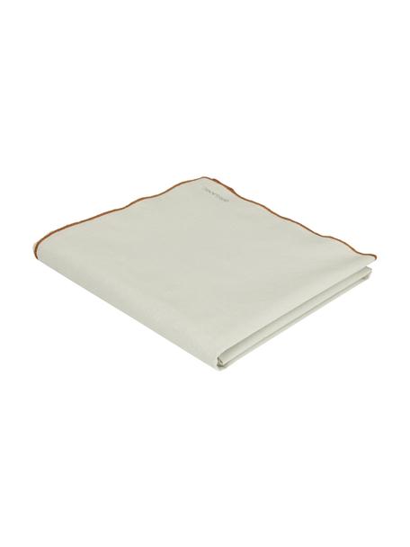 Mantel de algodón Organic, 100% algodón, Blanco crema, rojo, Für 6 - 10 Personen (B 140 x L 250 cm)