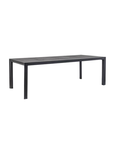 Table de jardin anthracite Mason, 220 x 100 cm, Anthracite, larg. 220 x prof. 100 cm